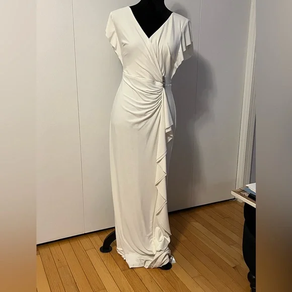 Ralph Lauren | Dresses | White Long Graduation Gown | Poshmark